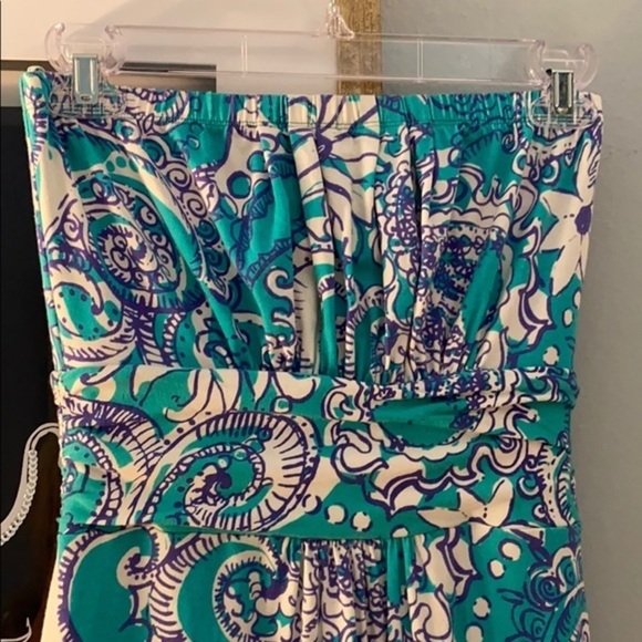 Lilly Pulitzer Holbrook Strapless Maxi Dress XS - Picture 8 of 11